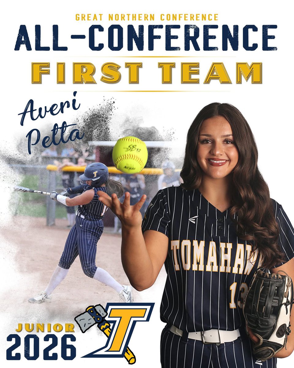 averipetta's tweet photo. Thanks GNC coaches for voting me as 1st Team All Conference!  It was a goal of mine this season. Also congrats to my teammates who received recognition! @GBPhoenixSB @UWECSoftball @BadgerSoftball @MinnStSoftball @ShowtimeSports1 @edge_cw @skubuske @BlugoldCoachH @UWOSoftball1 https://t.co/e1iT121yx0