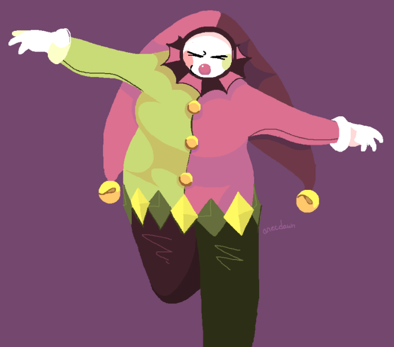 canvascoralreef's tweet photo. silly jester, trix are for kids! https://t.co/6f47clynZH