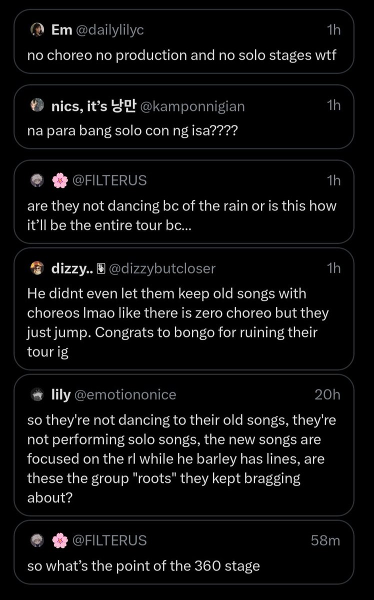Patrona_Leticia's tweet photo. Army on qrt re killing me
Your whole fanbase dragged ur oppa at the start of the tour for the Cheap production of the tour wt crazy tickets price 
7 tired  incel wt big screen dancing unorganized in a platform that spin😭

WE KNOW WHY YOU RE MAD https://t.co/gJjFWZWcGM