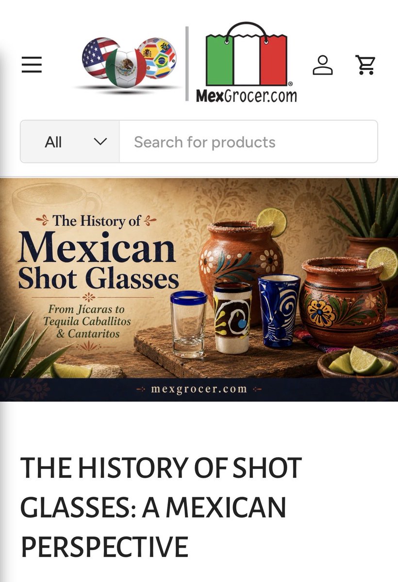 MexGrocer's tweet photo. The History of Tequila Shots, Cantaritos and more

https://t.co/WeqDlycXq1
 
#mexgrocer #tequilashots #cantaritos https://t.co/xniiGibnhT