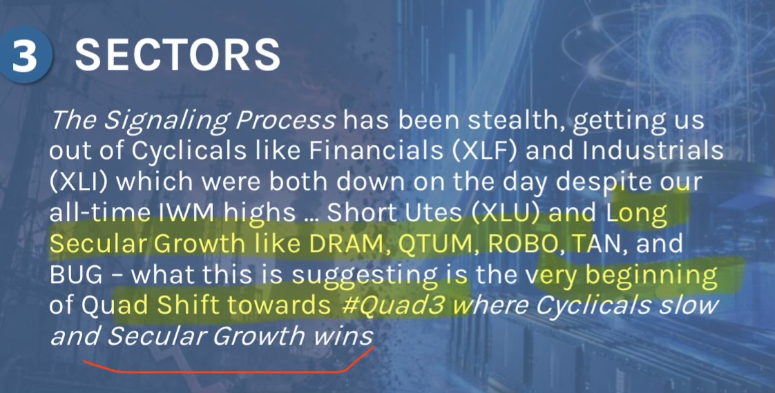 KMthegr8's tweet photo. Most important moment of last week= Buy Secular growth #CybersecuritySoftware $DRAM $QTUM $ROBO $BUG $CRWD 

#HedgeyeProcess https://t.co/KvSeZulfVH