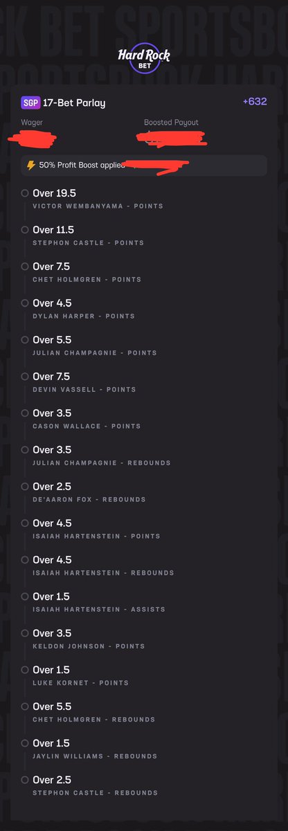 Bando_Bets's tweet photo. SGP slippersssssss
Im actually disgusted at how low the odds are (+632) but on FD its damn near +2000 odds 😒. Made me not want to place it but fuck it, we ball..
https://t.co/iLKfdOTY0O https://t.co/2CDVzpaqLL