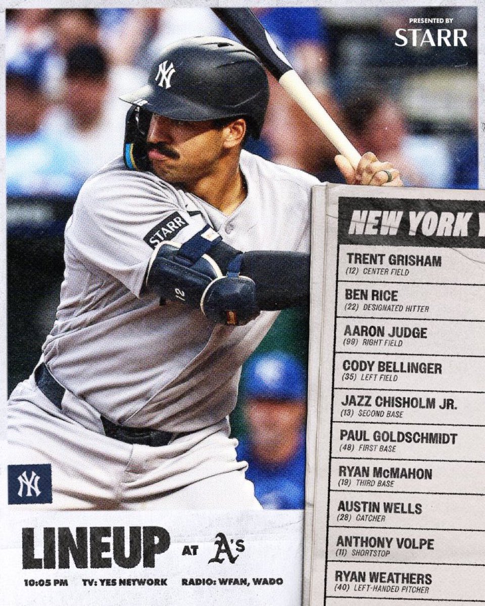 SleeperYankees's tweet photo. LETS GO YANKS https://t.co/93eimizpKU