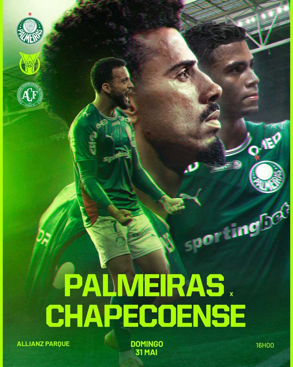 Palmeiras's tweet photo. DOMINGO NO PARQUE EM FAMÍLIA! POR MAIS UMA VITÓRIA NO BRASILEIRÃO: HOJE É DIA DE PALMEIRAS! 🟢⚪ https://t.co/T3V28PTawv