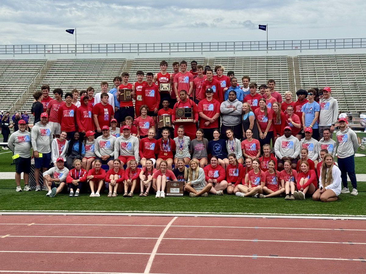 SFLHSPatsTrack's tweet photo. Combined 2026 SD AA State Track and Field Champions! #AWinningTradition #GoPats https://t.co/y9sxmxUacZ