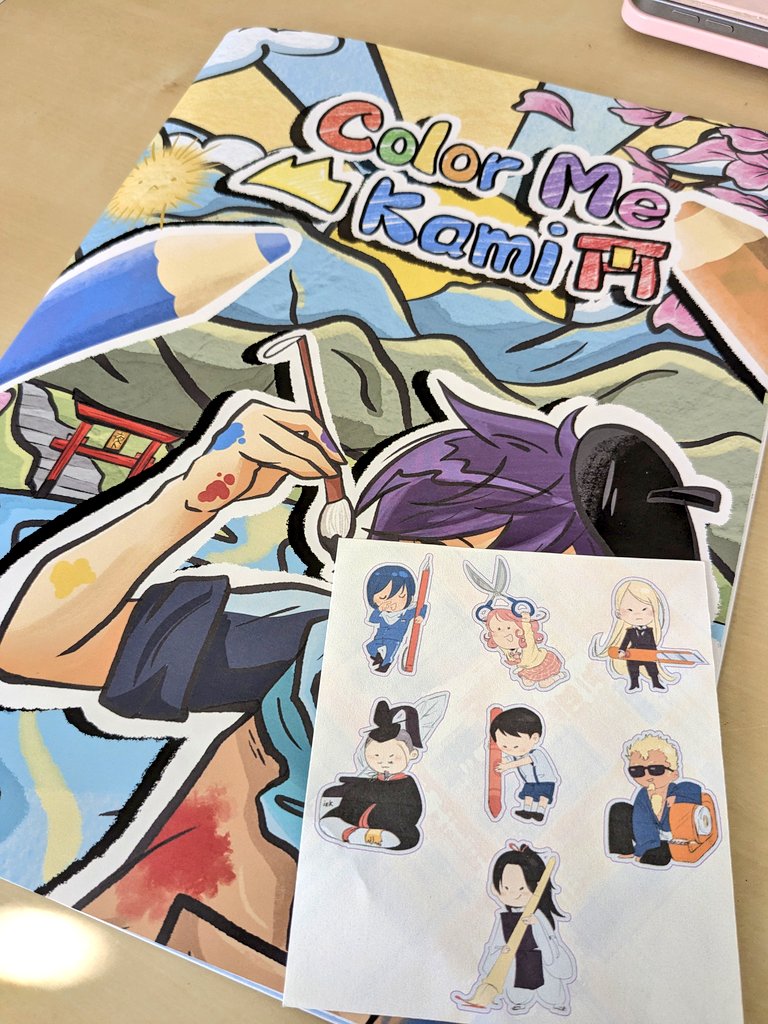 kanotototori's tweet photo. finally went down to my mail box and eeek it's here!!!! everything is so stinkin cute @NoragamiZines https://t.co/oFr2i7l9C1
