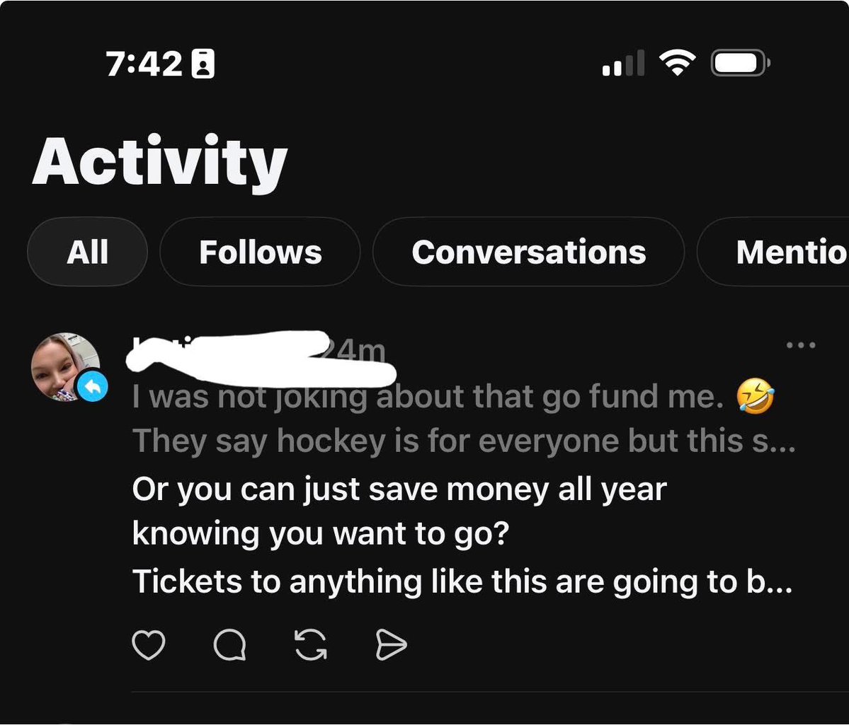 J316Maria's tweet photo. Why would anyone pay over a $1000 for a sporting event? I get it’s the Stanley Cup Finals. However, not everyone has money to just toss aside for this. Some of us have to pay bills.  🤦🏻‍♀️ https://t.co/D67ohyDxnq