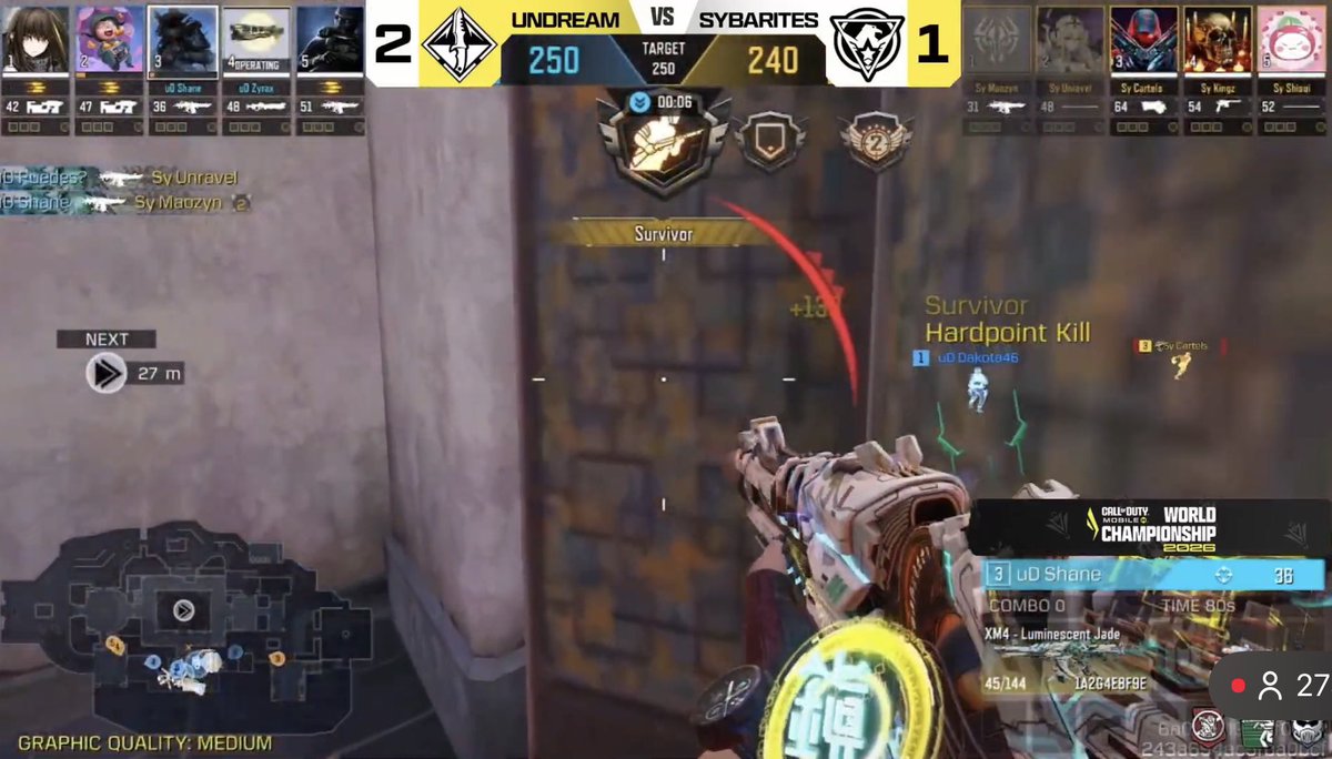 CoDMobileSports's tweet photo. unDream 3-1 Sybarites (Cartels, Kingz and co.) to advance in the upper bracket of NA Open qualifiers 🤯 https://t.co/mzlJ3M3uRC