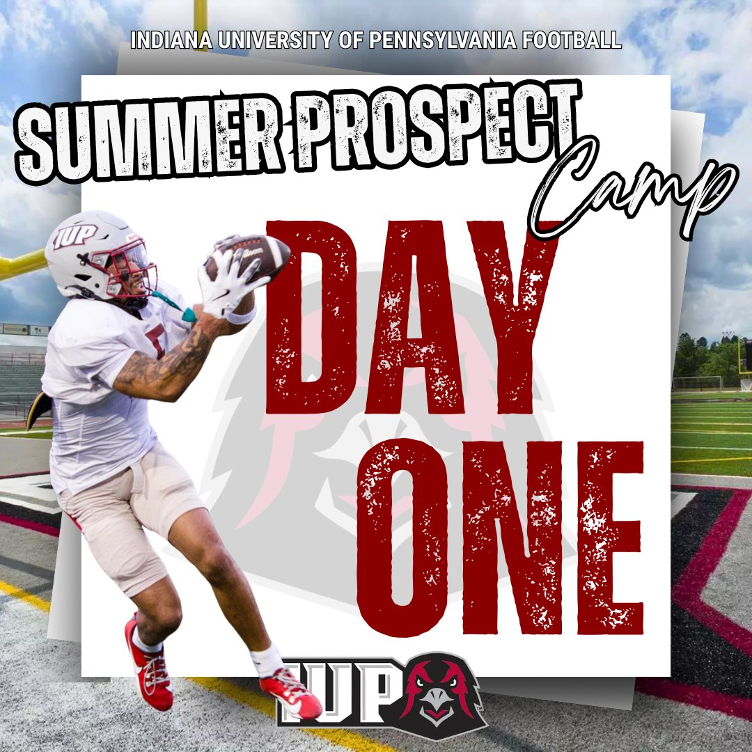 DeclanPeer's tweet photo. 🔥 THANK YOU TO EVERYONE WHO CAME OUT TO DAY 1 OF IUP PROSPECT CAMP! 🔥

Missed out on Day One? 

There are still two more opportunities to get evaluated, compete, and get coached by the IUP Football staff:

📍 June 7
📍 June 17

Spots are still available, but they won’t last ! https://t.co/Wuruhr4Yss