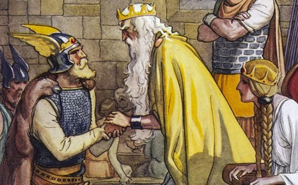 wylfcen's tweet photo. In ancient times, Germanic kings would give their followers rings to win or keep their loyalty. A king who did this was hailed as the “ring-giver” (Old English: bēgġeofa) or “lord of the rings” (hringa þenġel). https://t.co/HNMbPwONVk