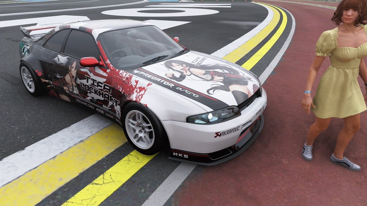 sfprTrell's tweet photo. nissan skyline, tifa edition https://t.co/8bvjFMDyIH