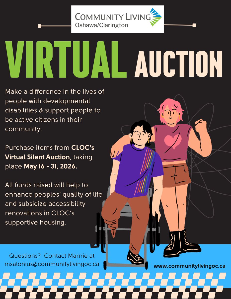 commlivingoc's tweet photo. In just over 24 hours, CLOC's Virtual Silent Auction will close!  

Every bid helps empower people with developmental disabilities to live fuller, more independent lives and be active members of their communities. https://t.co/dOlLVa4gba https://t.co/vGm6p6Vjfn