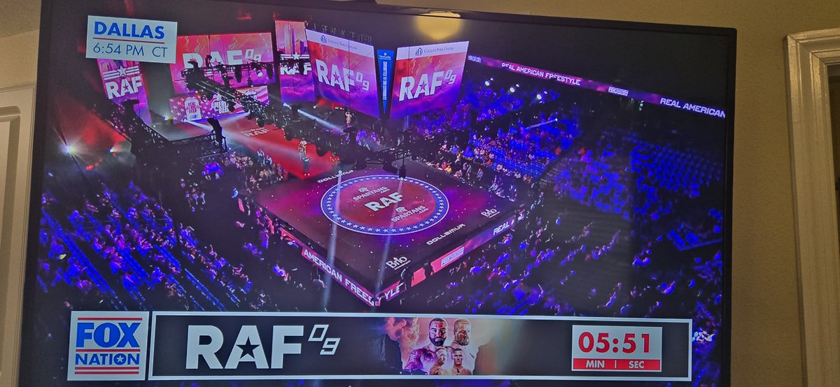 lfetty1's tweet photo. Ready to watch @RAFWrestlingUSA live from Dallas, TX from Clearwater, Florida... LET'S GOOO! 🇺🇸 https://t.co/YSc14FZuat