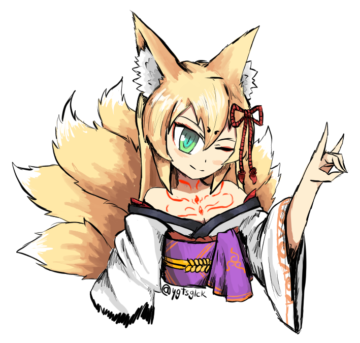 tamago様 リクエスト gnight for today yall finally done with tamamo! fluffy