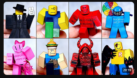 LonelySecunda's tweet photo. @rblxforsaken figures would be cool 
(but have them look how they do in the game, PLEASE do not humanize them)
photos are just examples of custom 3d printed figures people have made https://t.co/ovVAF81Wvo