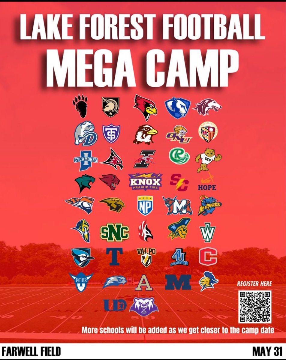 Cameron4Jordan's tweet photo. I will be there at the Lake Forest Football camp tomorrow for Running Back

@CoachNGriffin @coach_joyce @CoachOlsonRU @CoachMBrown_ @AdamDennisonFB @indystar @IndianaPreps @247recruiting @adamgorney @sixstarfootball https://t.co/ocTjIYlPVT