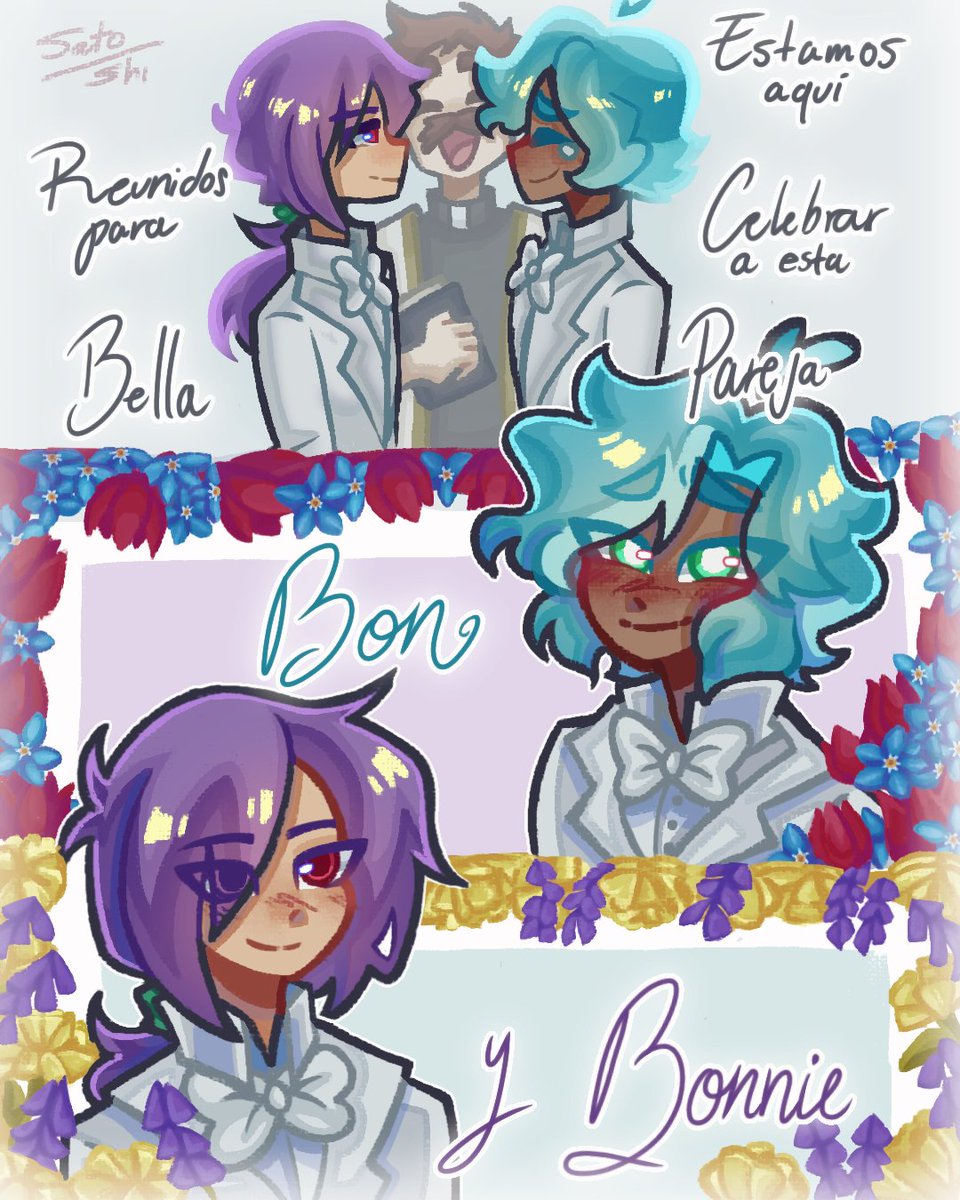 punkfrutilla's tweet photo. Imagina casarte cn alguien solo para divorciarte pk t tiró las hojitas en la prepa 🥀 
#fnafhs https://t.co/gi7cA5fXVJ