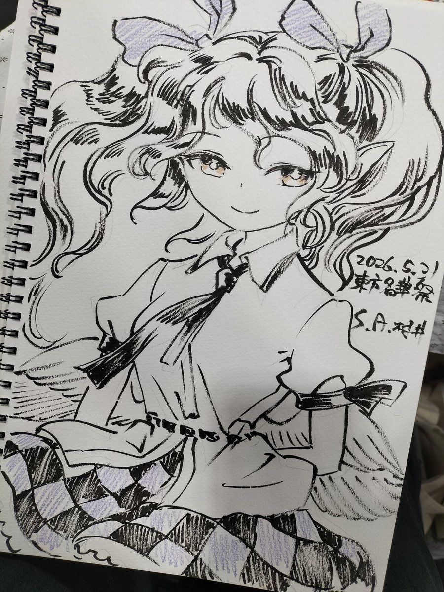 はたてちゃんのスケブできてます 