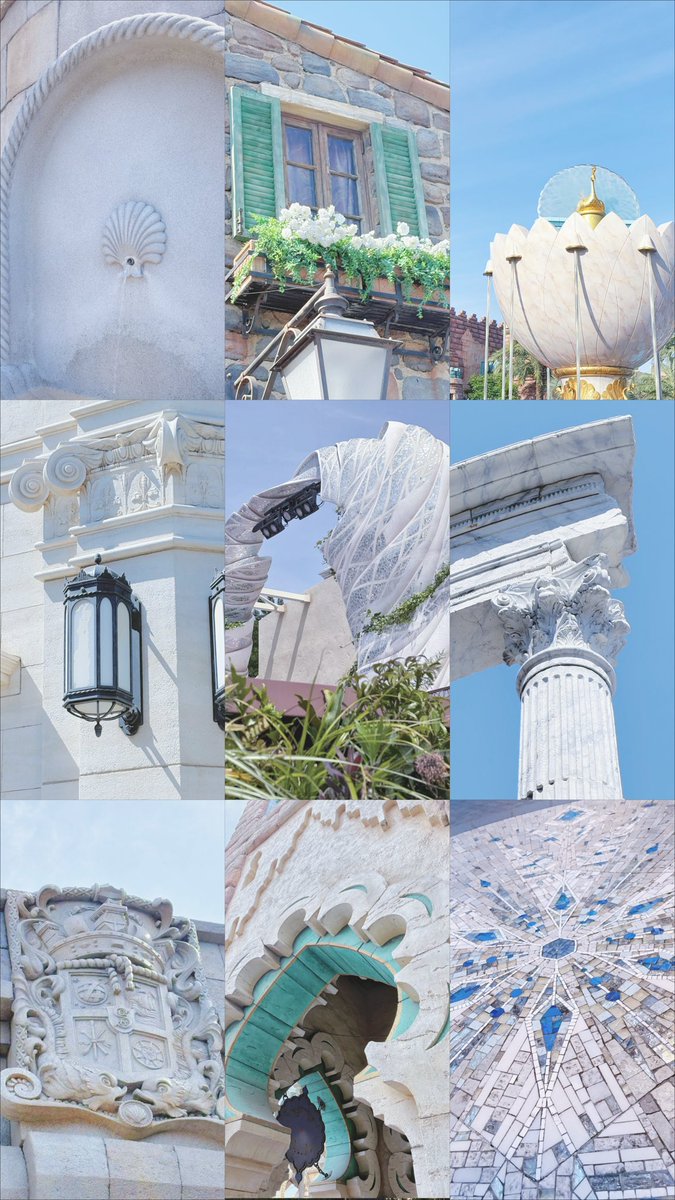 Kiriya_r1An's tweet photo. 25周年のディズニーシーで✧︎*。🌊

普段パークの景観を細かいところまで観察する機会って無かったから楽しかった！✨️

#colorhunt https://t.co/JAkOioalky