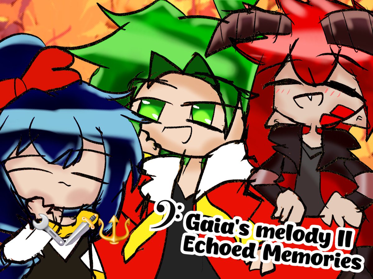 Applemango_OC's tweet photo. [ 𝄞 Gaia's Melody_Fanart𝄢 ]
🔧🗡🔱
#ガイアの旋律 #echoedgames #echo607
#RPGツクール
#rpgmaker #쯔꾸르 #인디게임 #쯔꾸르게임 #알만툴 #indiegame #rpgmakergame #gaiasmelody #echoedmemories https://t.co/dMrVDtiOR1