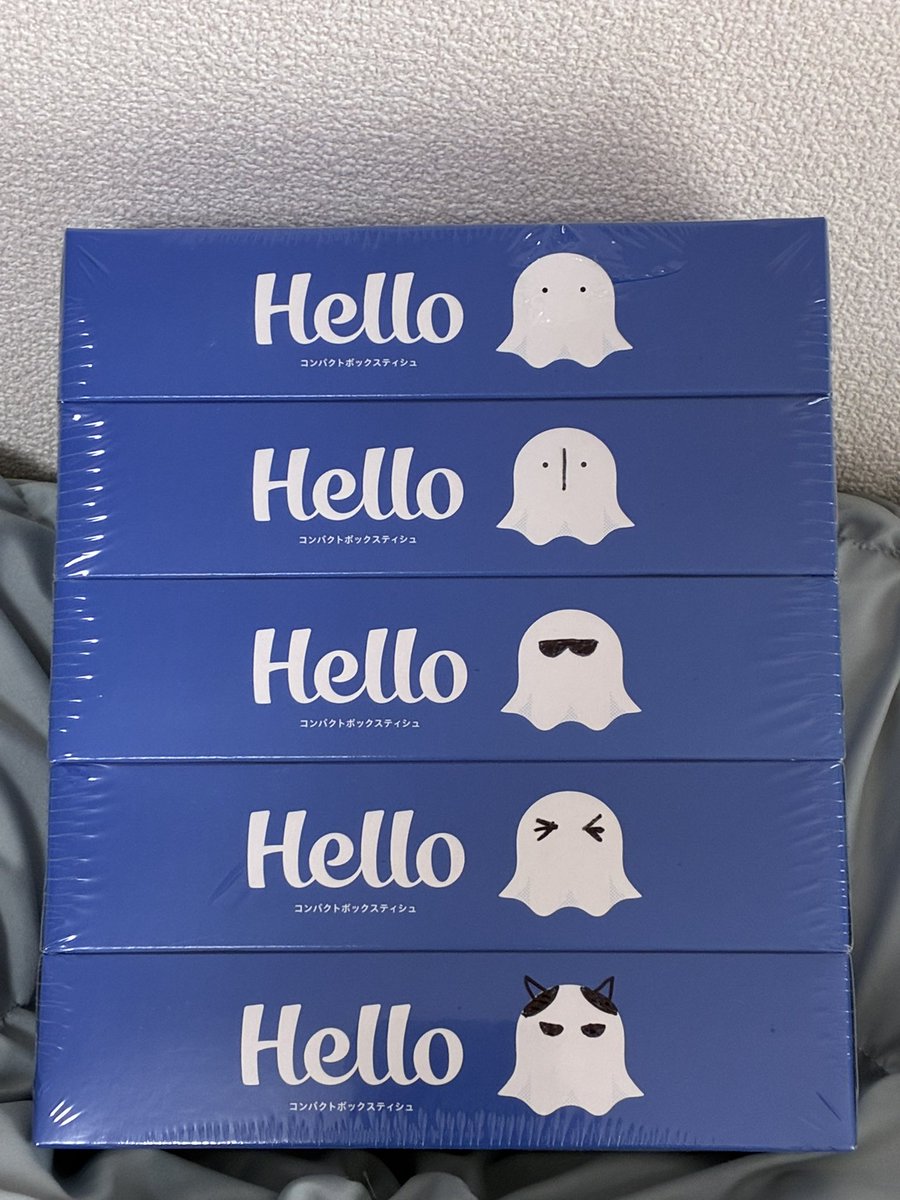 OKKI_LOID's tweet photo. このティッシュ買ったら一旦MSSPおばけちゃんつくる作業するソウルメイトは僕と握手🤝 https://t.co/1Su9Qeg8yJ