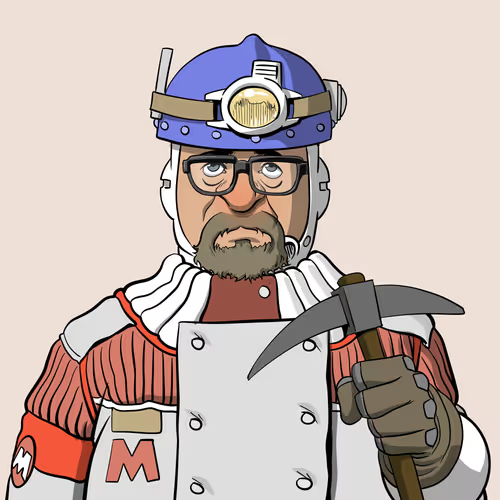 ManuelAronowsky's tweet photo. You hesitate before the next hit? 
That’s weakness asking permission. 
Deny it.  

Be a Miner⛏️ 
#MinersofMarsETH https://t.co/dFlLrfZueD