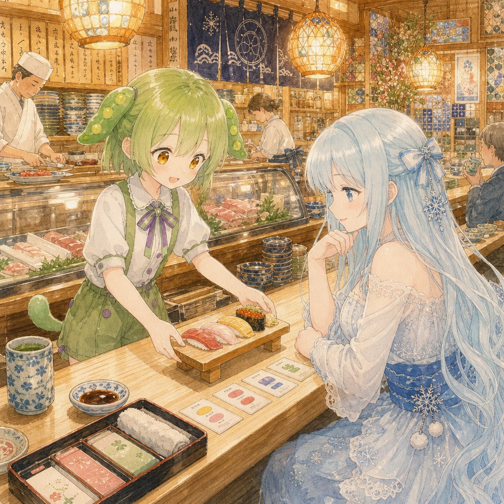 Anime Sushi Bar Transformation