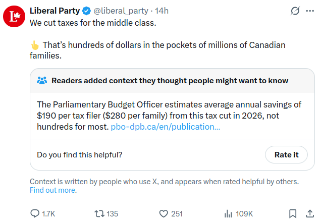 TheConceptBoy's tweet photo. We need more platforms with community notes so we can point out the liars and vultures ruining Canada. https://t.co/YjXxJaGDBM