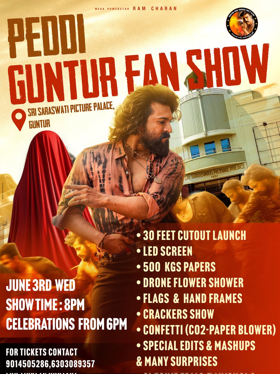 Guntur Ram Charan Fans Club tweet media