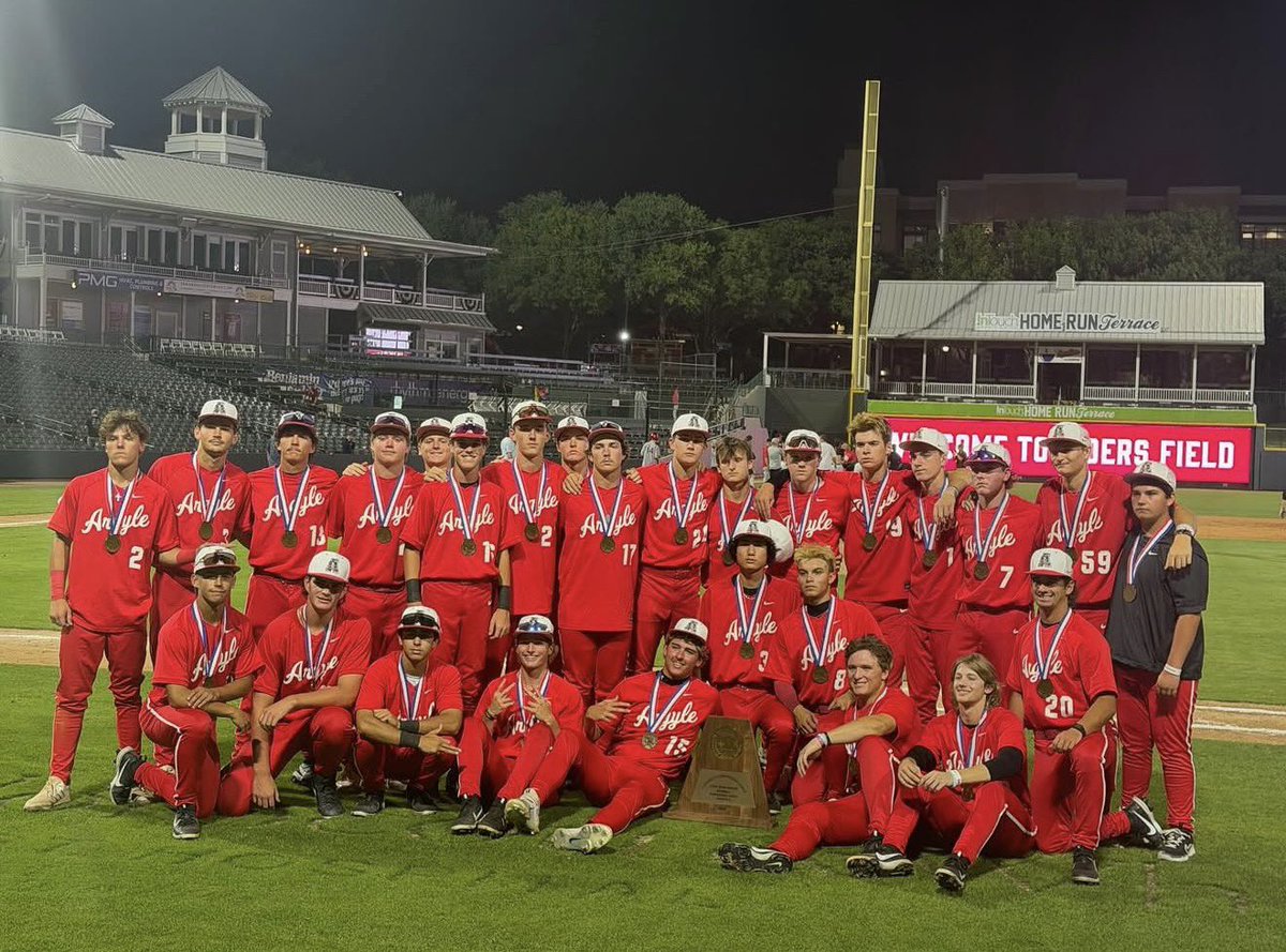 ArgyleSports's tweet photo. What a run. 🦅 We are so proud of this Eagle team for the way they competed, represented Argyle, and left it all on the field this season. The journey ends in the state semifinals, but the memories, lessons, and brotherhood will last far longer.

Rest up, Eagles. The future is bright‼️🖤

#eaglepride #scrappy #argylebaseball @Argyle_Baseball