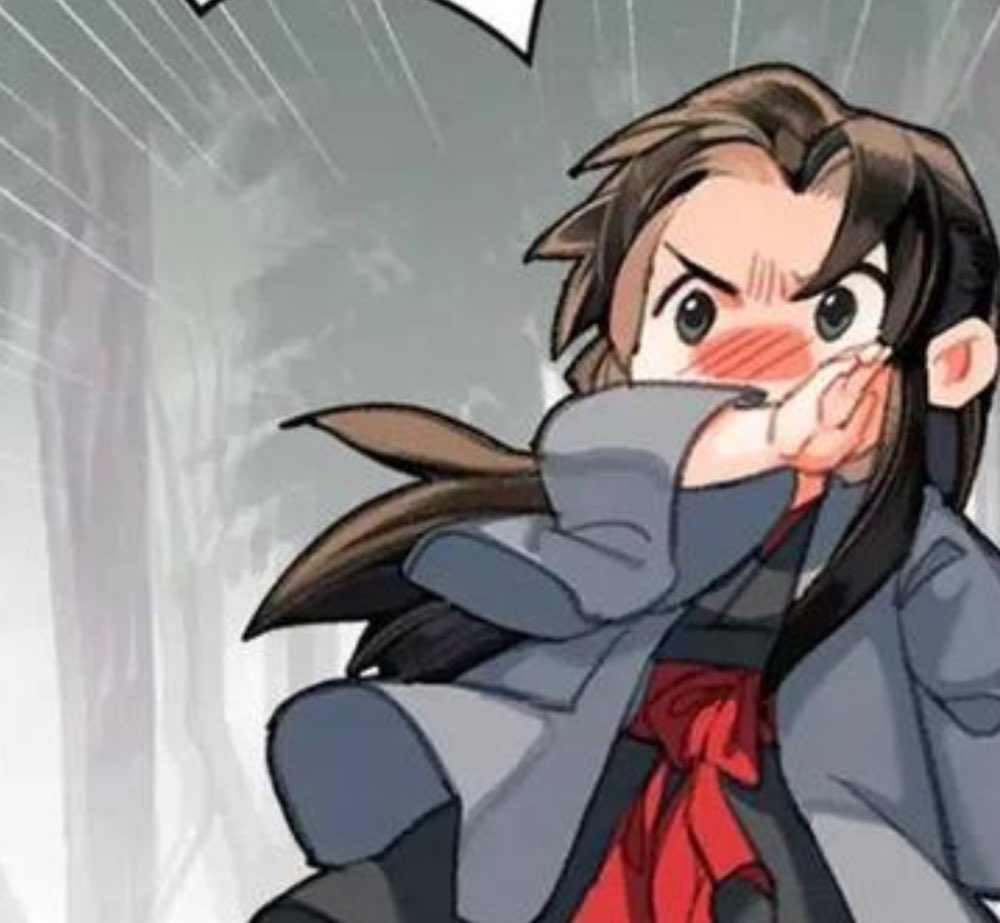 gremlinyibito's tweet photo. I would say wangxian are a match made in heaven seeing how they react https://t.co/F9L4OQmoyP