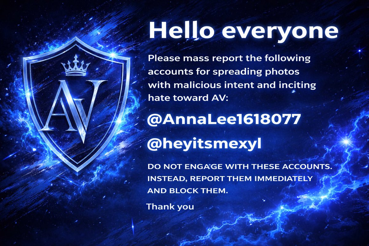 avprotectsquad's tweet photo. ⚠️MASS REPORT NEEDED⚠️

We received a numerous report for the below accounts due to spreading photos with malicious intent to cause hate.

Please help us mass report these accounts immediately. Let’s keep our community safe and healthy! https://t.co/loMKiFk5zz
