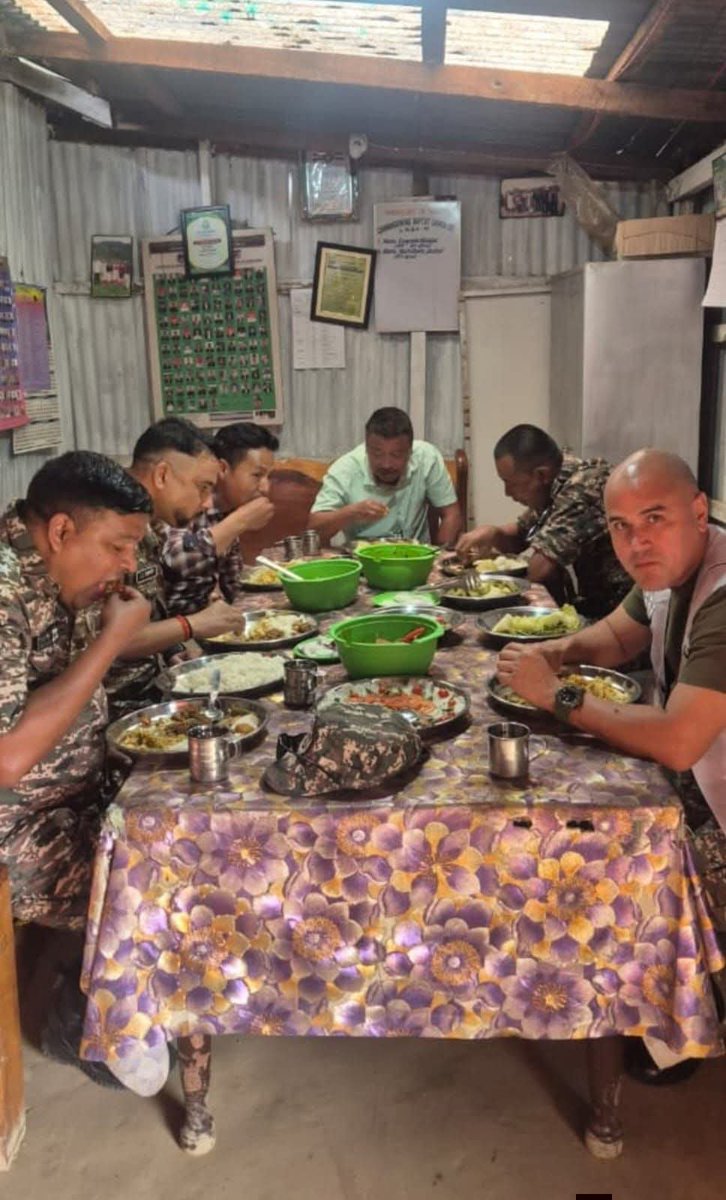 Kamginthan40473's tweet photo. This is how Liangmai chief NSCN IM ZUF kamson group and Arambai Tenggol MyammarMeiteiMilitants eating together food in the Liangmai village in Kangpokpi district to burnt the Kharam Vaiphei village.

And how Kangpokpi SP and Central force terminate the Village volunteer and the villagers in Kharam Vaiphei while NSCN IM ZUF kamson group and Arambai Tenggol MyammarMeiteiMilitants freely burning and captured one Kuki civilian.

Regarding their eating together in Liangmai village with the chief and NSCN IM ZUF kamson group and Arambai Tenggol MyammarMeiteiMilitants, there are many things coming up now. They will target Leilon Vaiphei village again by using Kangpokpi SP and Central force especially Gorkha regiment.

 @narendramodi @AmitShah @RahulGandhi @BJP4India @INCIndia @HMOIndia @DefenceMinIndia @adgpi @NIA_India @RajBhavManipur @CMOfficeUP @ANI @PTI_News @the_hindu @IndianExpress @ndtv @TimesNow @CNNnews18 @BBCWorld @UNHumanRights