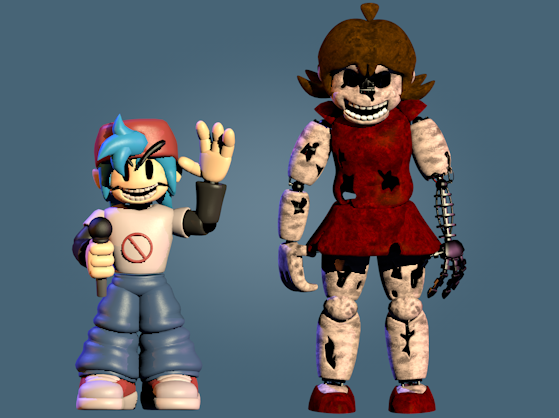 RandomWees's tweet photo. bf and gf fnaf models heheheheh

(size comparison with a withered and a toy)
#fnf #fnaf #fridaynightfunkin #fivenightsatfreddys https://t.co/LFvA2rEZjP