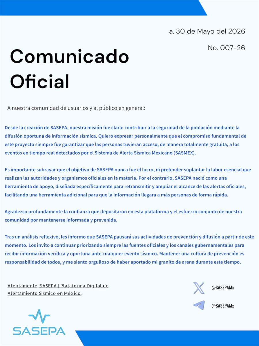 SASEPA tweet media