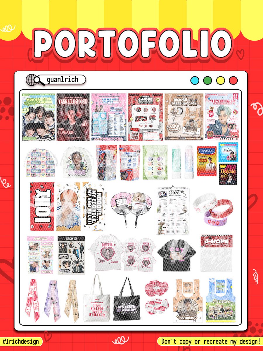 bucin_mini's tweet photo. Halooo guys.. 
Barangkali ada yg lagi cari jasa design freebies, fankit, birthday event, dll., aku bisa bantu ya, mau tanya- tanya dulu boleh banget 🫶 #zonauang #zonajajan https://t.co/npwuKY3cgS
