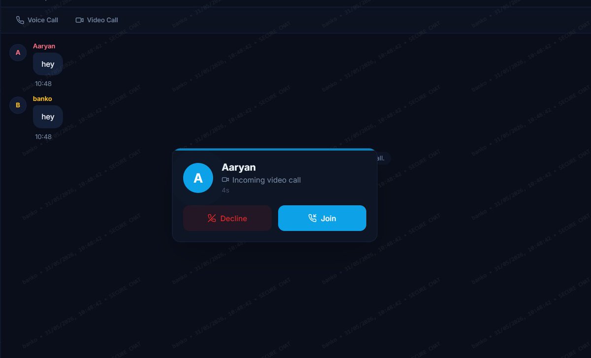 PanchalAar75365's tweet photo. This is how secure chat works and video calls.

comment link for secure chat link 
#securechat #omegle #ometv #GenZ212 #videochat https://t.co/YdSoNqXK2i