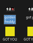 b_enDev's tweet photo. @the_bonbon @UnderScorePNG @nulltergeist No you were mostly right, what youre thinking of is all of the counters related to his AI call him golden freddy https://t.co/DKIEHB2Yc2
