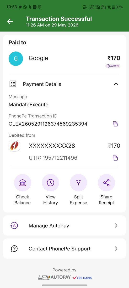 itsss_Suraj's tweet photo. @X 
Am purchasing premium subscription but not show premium subscribe I have already paid share with payment screenshot https://t.co/A5yv3AHEsR