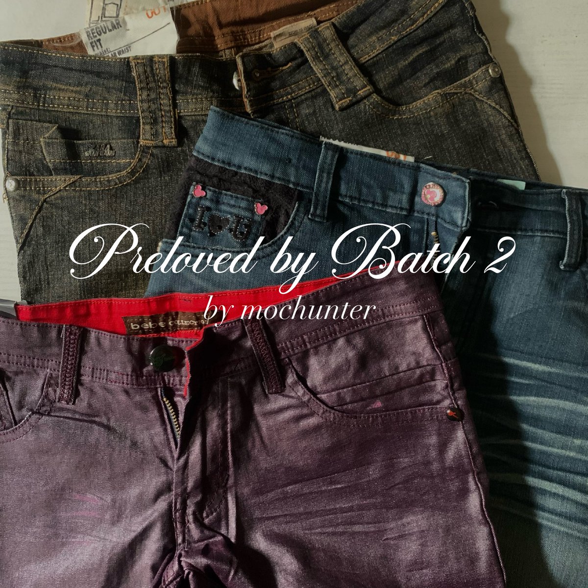 mochunter's tweet photo. [WTS] bawahan dan atasan Y2K, morikei, sawako⭐️

hayyi temen temen, aku mau preloved beberapa item yang aku punya, ada kemeja keren, atasan imut, skirt y2k, skirt imup, dan jeans imutt😵‍💫💗🫧💢

start from IDR 20.000 ajja, dom bandung dan available oren ya! leave a trace dibawah‼️ https://t.co/WVJS9zv0Z8