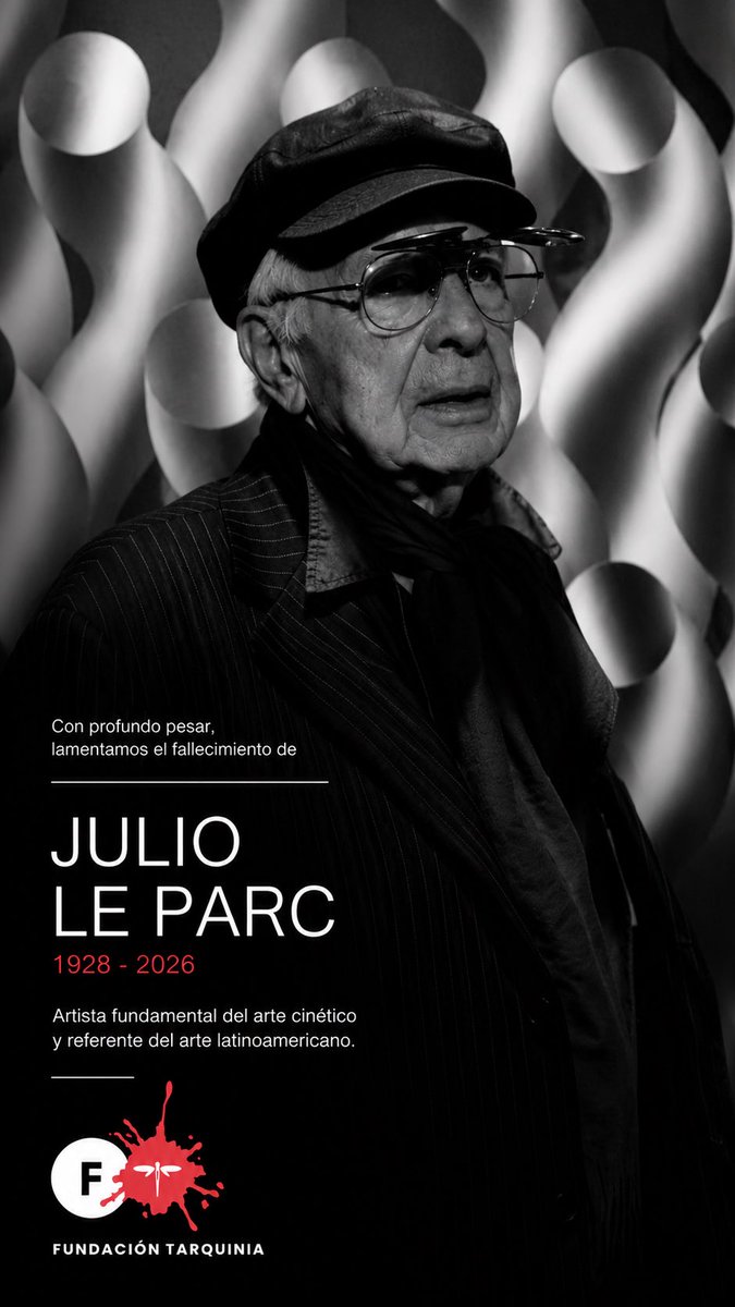 Fmella's tweet photo. Julio Le Parc   1928 - 2026 https://t.co/xIBCX3UTAU