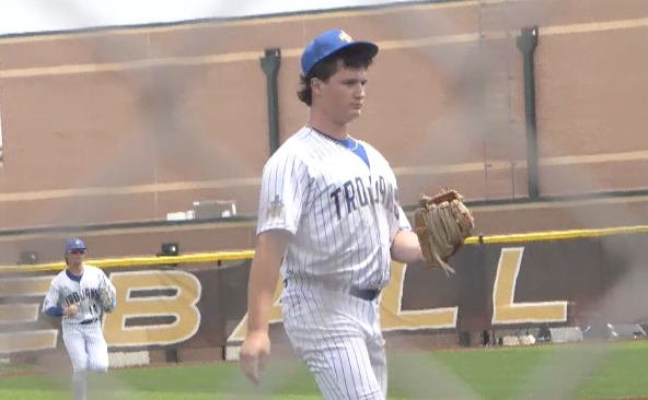 Channel1450com's tweet photo. Check out the highlights from the walk off winner from Cooper Wise and how Maroa-Forsyth's defense delivered early.

The Trojans are regional champs again!
https://t.co/QX8nFRPnZH https://t.co/1awbtD4wV9