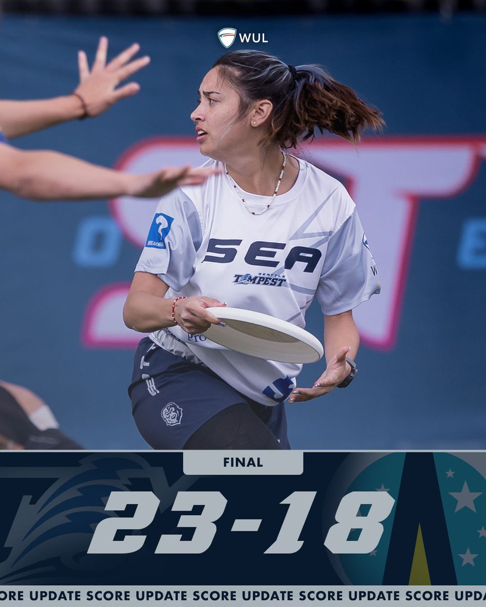 Seattle_Tempest's tweet photo. Finished on a high note! Next up: Champ Weekend! 🤩

#Tempest2026 #WUL #Proultimatefrisbee https://t.co/fStruPvxQd