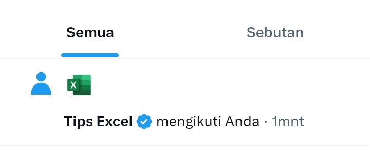 Tips Excel tweet media
