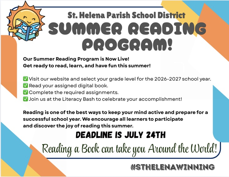 SHCCAMedia's tweet photo. Start your Summer Reading Today!!
https://t.co/54eIxW4tQM https://t.co/JzIF2BYhRE