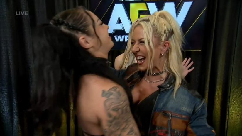 JJWilliamsWON's tweet photo. The Triangle of Madness is unbreakable. 

#AEWCollision https://t.co/AOWyNO4yWl