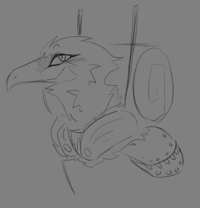 KYR0V's tweet photo. art of my friends bird guy https://t.co/w1Qnb8m6NN