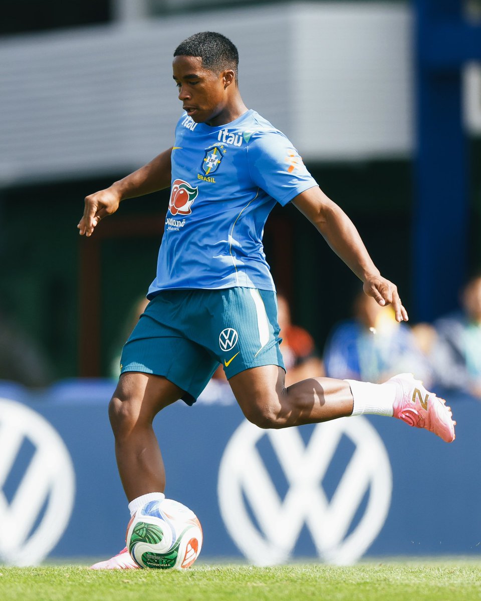 Endrick's tweet photo. 🇧🇷💪🏿 @CBF_Futebol https://t.co/IWFN4Oo9bt