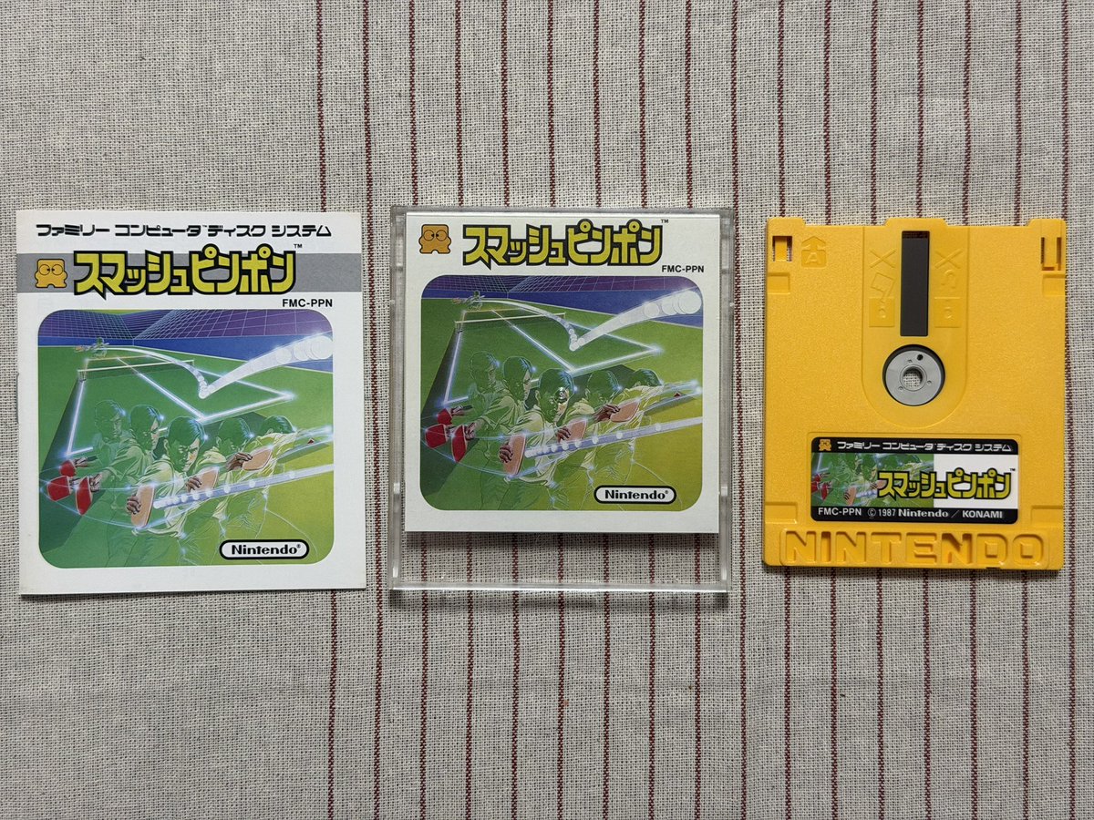 1日遅刻でFC「スマッシュピンポン」39周年ですね。コナミが1985年にMSX
