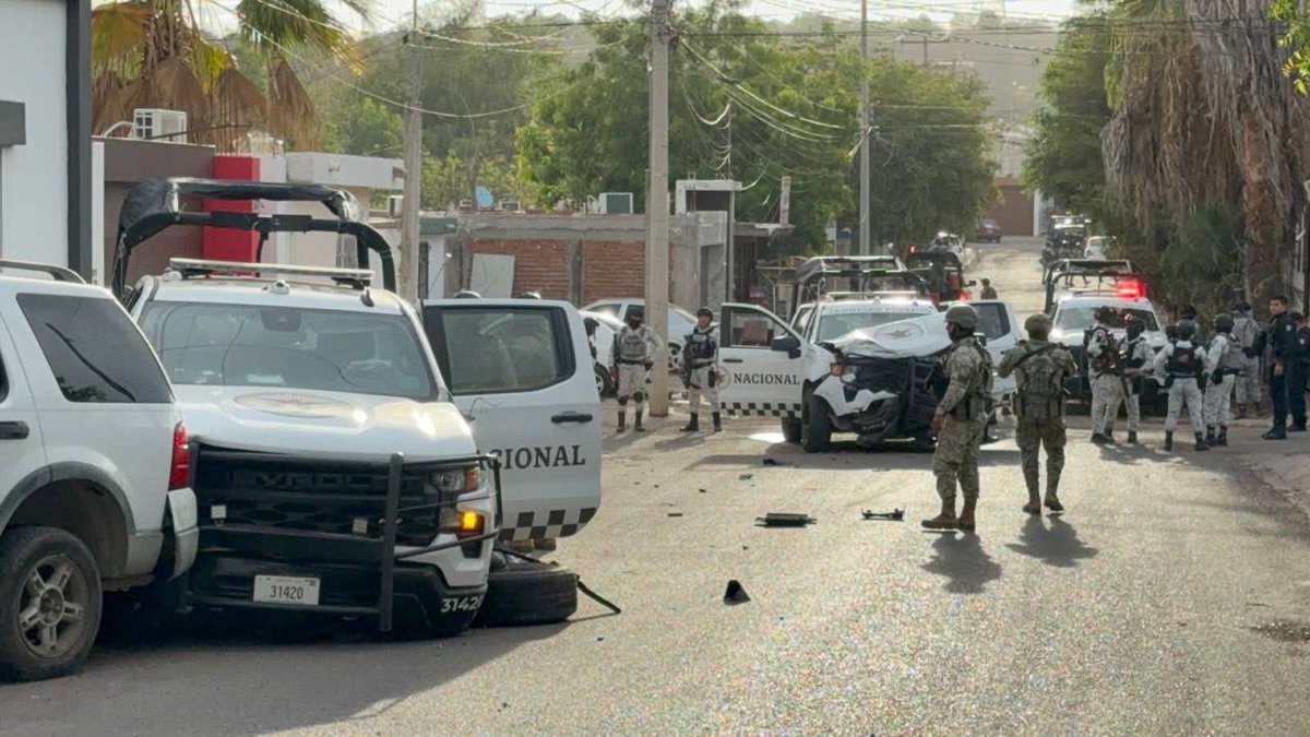 🚨⚠️ **PERSECUCIÓN Y TIROTEO EN CULIACÁN DEJA UN DETENIDO Y DOS PATRULLAS  CHOCADAS** ⚠️🚨 💥🚓 INTEGRANTE DE LA FACCIÓN “MF” FUE DETENIDO TRAS  ENFRENTAMIENTO CON ELEMENTOS DE LA GUARDIA NACIONAL EN EL